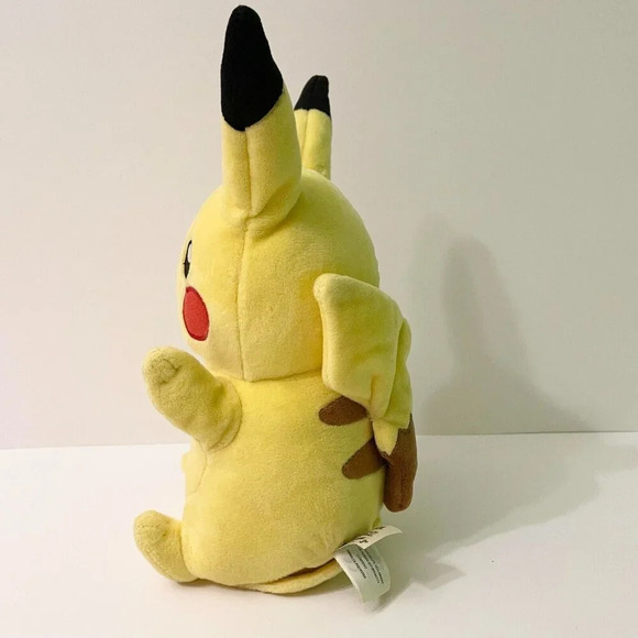 Pikachu Plush Pokemon Light up Cheeks and Sounds 11 Inch Tall - Picture 4 of 17